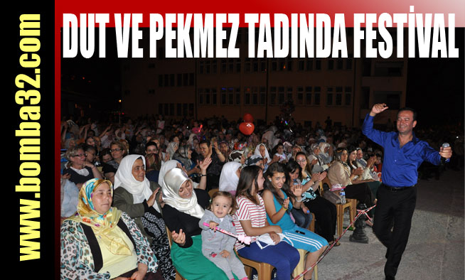 24. SÜTÇÜLER DUT VE PEKMEZ FESTİVALİ ÇOŞKUYLA KUTLANDI...